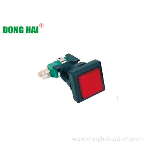 Game Push Button Switch Squre Red